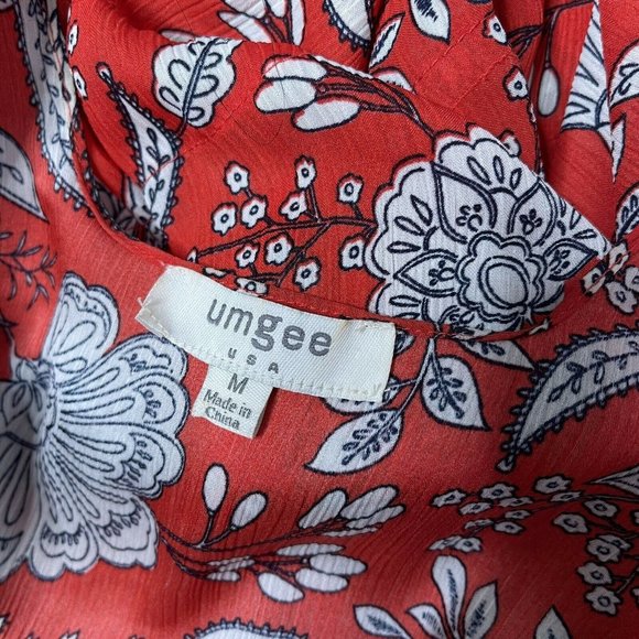 Umgee Medium Kimono Wrap Swimsuit Coverup Bathing - Picture 5 of 8